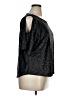Splendid Metallic Black Short Sleeve Top Size XL - photo 4