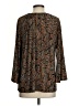 Assorted Brands Paisley Brown 3/4 Sleeve Blouse Size S (estimated) - photo 2