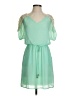 Jodi Kristopher 100% Polyester Green Cocktail Dress Size XS - photo 1