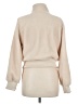 Aeropostale 100% Polyester Ivory Faux Fur Jacket Size M - photo 2