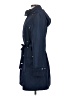 Calvin Klein 100% Polyester Blue Trenchcoat Size XS - photo 5