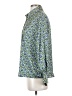 Zara Print Green Long Sleeve Blouse Size S - photo 5