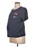 Old Navy 100% Cotton Gray Short Sleeve Top Size Lg Maternity - photo 1