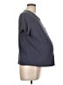Old Navy 100% Cotton Gray Short Sleeve Top Size Lg Maternity - photo 4