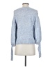 Line & Dot Blue Pullover Sweater Size S - photo 2