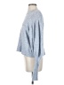 Line & Dot Blue Pullover Sweater Size S - photo 5