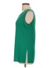 misook Solid Green Sleeveless Top Size L (estimated) - photo 5