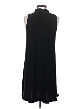 annalee hope black dress Modal Square Neck Long Sleeve Mini Dress in Black - XXL