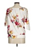 White Birch Floral Ivory Short Sleeve Blouse Size M - photo 2