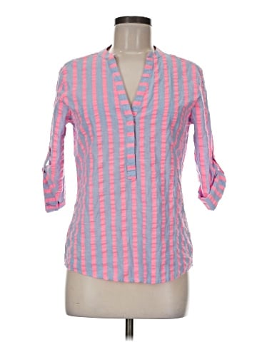 Vilagallo 3/4 Sleeve Button-Down Shirt (view 1)