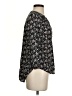 Hinge 100% Viscose Black 3/4 Sleeve Blouse Size S - photo 4