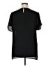 DR2 100% Polyester Black Short Sleeve Blouse Size XL - photo 2