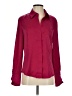 Etcetera Burgundy Long Sleeve Blouse Size 4 - photo 1