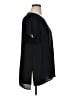 DR2 100% Polyester Black Short Sleeve Blouse Size XL - photo 4