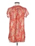 Liz Claiborne 100% Polyester Paisley Orange Short Sleeve Blouse Size S - photo 2