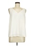 Express Outlet 100% Polyester Ivory Sleeveless Blouse Size M - photo 1