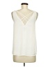 Express Outlet 100% Polyester Ivory Sleeveless Blouse Size M - photo 2