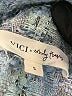 VICI x Emily Travis 100% Polyester Tweed Blue Blazer Size S - photo 6