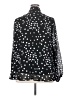 Lane Bryant 100% Polyester Polka Dots Black Long Sleeve Blouse Size 18 - photo 2