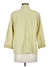 J.Jill Yellow Green 3/4 Sleeve Button-Down Shirt Size M (estimated) - photo 2