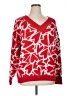 madden nyc 100% Acrylic Stars Red Pullover Sweater Size XL - photo 1