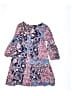THREE PINK HEARTS Paisley Blue Dress Size S (baby) - photo 2