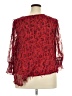 Cato 100% Polyester Red 3/4 Sleeve Blouse Size 18 - photo 2
