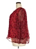 Cato 100% Polyester Red 3/4 Sleeve Blouse Size 18 - photo 5