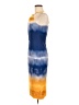 H&M Tie-dye Blue Cocktail Dress Size 6 - photo 5
