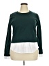 Croft & Barrow 100% Polyester Green Long Sleeve Top Size XXL - photo 1