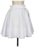 Made By Johnny Solid White Casual Skirt Size XS - photo 1