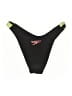 Speedo Color Block Black Swimsuit Bottoms Size 6 - 8 - photo 2