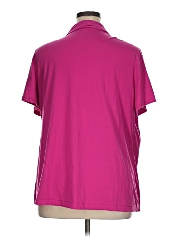 Basic Editions Short Sleeve Blouse (view 2)
