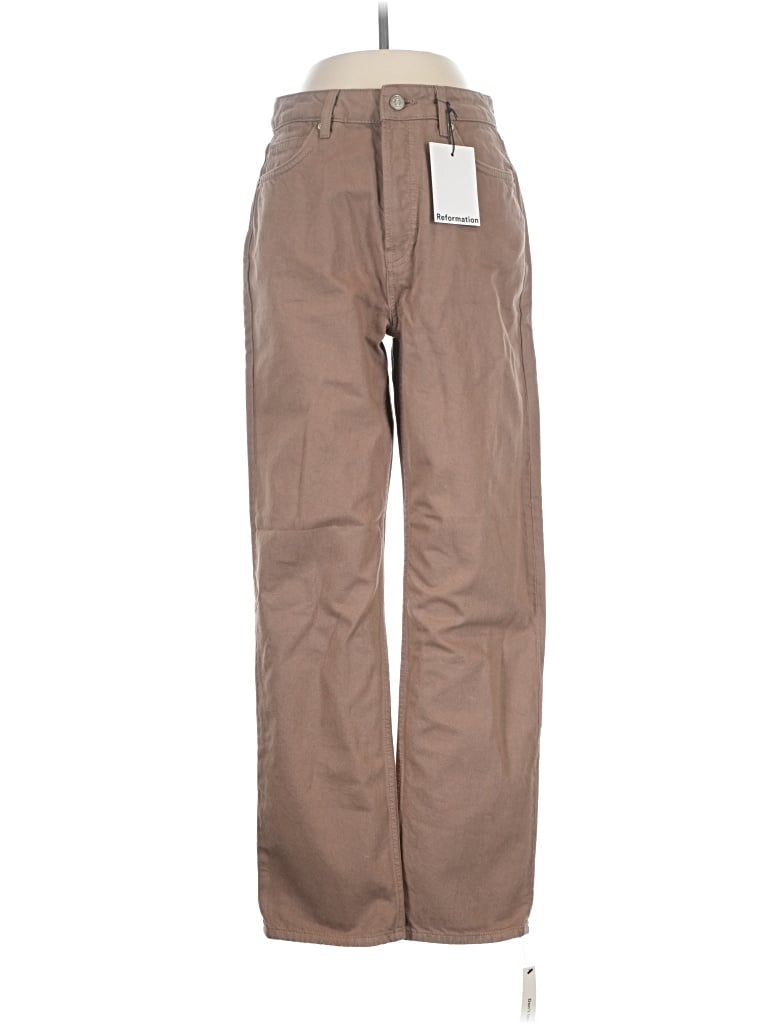 Reformation Jeans In Brown