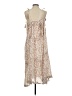 Storia 100% Polyester Tan Casual Dress Size S - photo 2