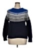 Everlane 100% Wool Color Block Blue Wool Pullover Sweater Size XL - photo 1