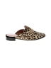 Halogen Animal Print Tan Mule/Clog Size 7 1/2 - photo 1