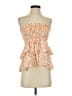 Cecilie Copenhagen 100% Cotton Orange Tube Top Size S - photo 1
