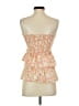 Cecilie Copenhagen 100% Cotton Orange Tube Top Size S - photo 2