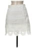 Topshop 100% Polyester White Casual Skirt Size 6 - photo 1
