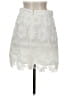 Topshop 100% Polyester White Casual Skirt Size 6 - photo 2