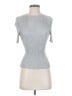 H&M Silver Short Sleeve Turtleneck Size S - photo 1