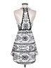 Saylor 100% Cotton Paisley White Casual Dress Size S - photo 2