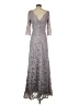 JS Collections Gray Cocktail Dress Size 2 - photo 2