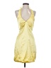 Unbranded 100% Polyester Yellow Cocktail Dress Size 2 - photo 1