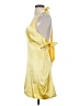Unbranded 100% Polyester Yellow Cocktail Dress Size 2 - photo 5