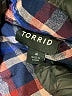 Torrid 100% Rayon Plaid Blue 3/4 Sleeve Button-Down Shirt Size 4X Plus (4) - photo 7