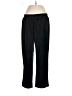 Hue 100% Polyester Black Casual Pants Size L - photo 1
