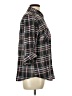 Maurices 100% Rayon Plaid Black Long Sleeve Button-Down Shirt Size L - photo 4