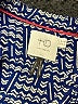 HD in Paris 100% Polyester Blue Long Sleeve Blouse Size 0 - photo 7